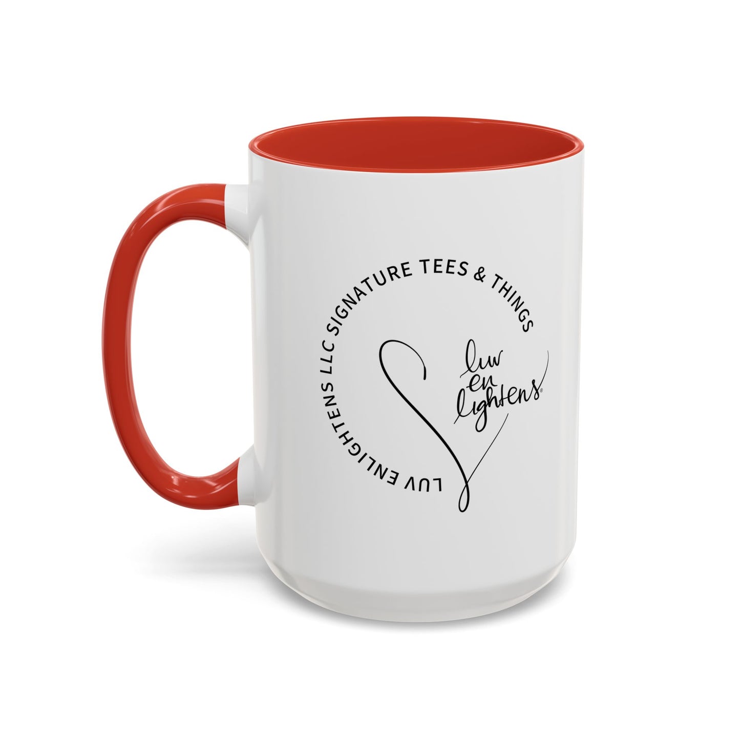 LuvEnlightens Heart & Sun Logo Mug