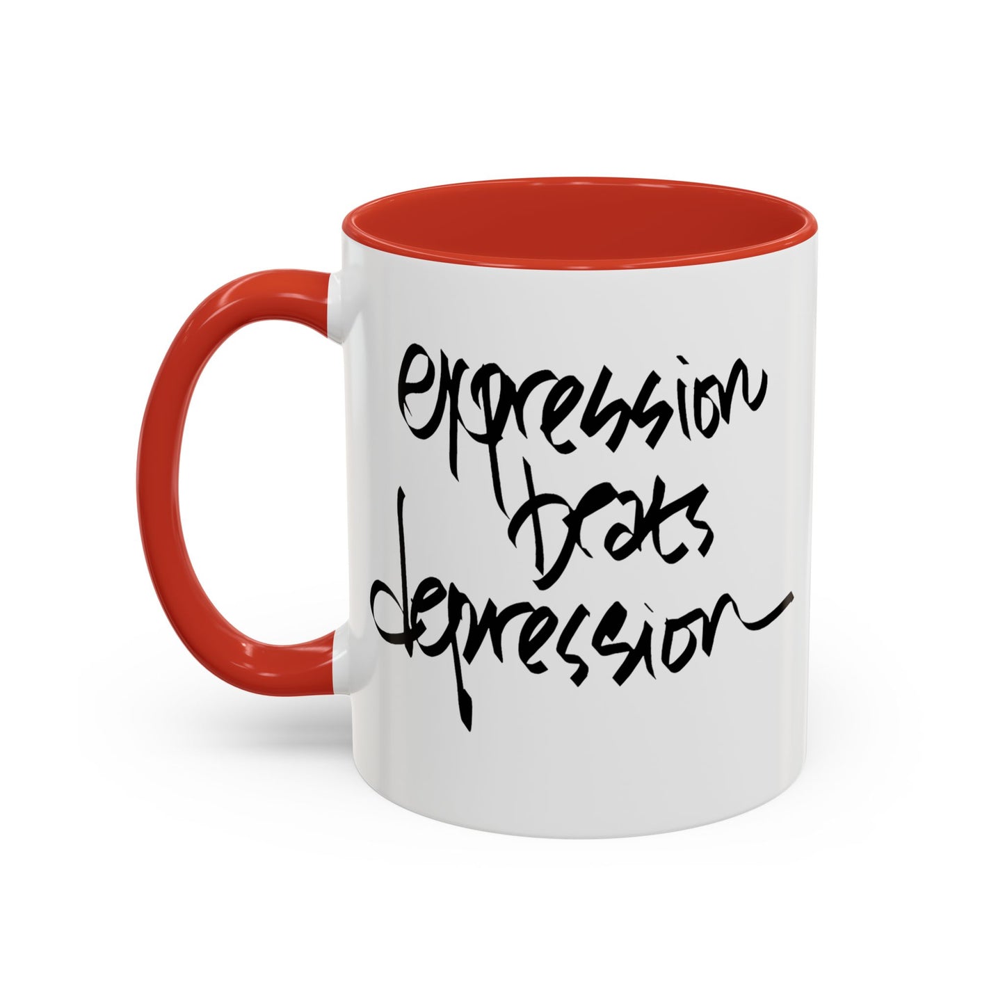 Expression Beats Depression Mug
