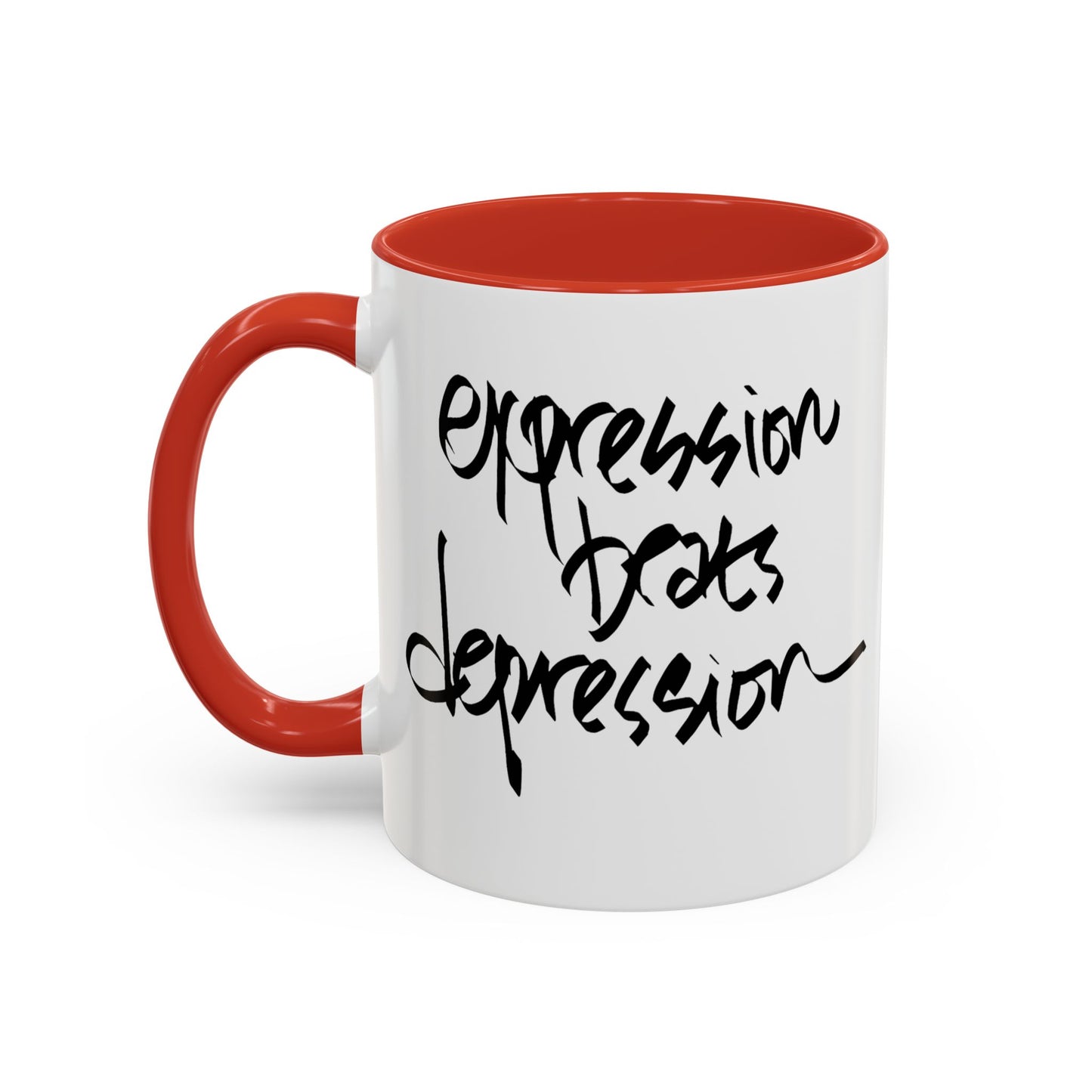 Expression Beats Depression Mug