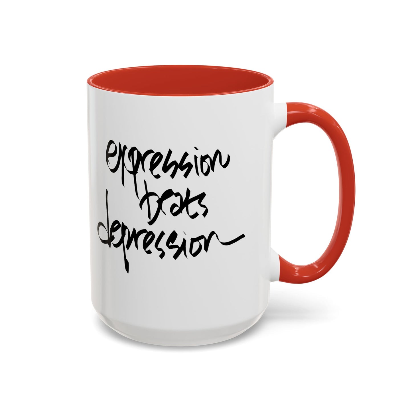 Expression Beats Depression Mug