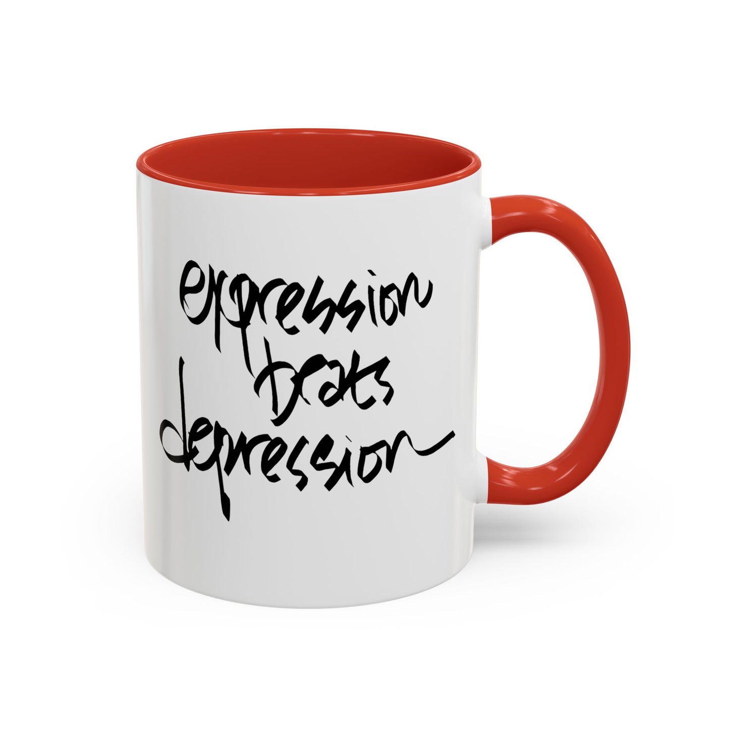 Expression Beats Depression Mug