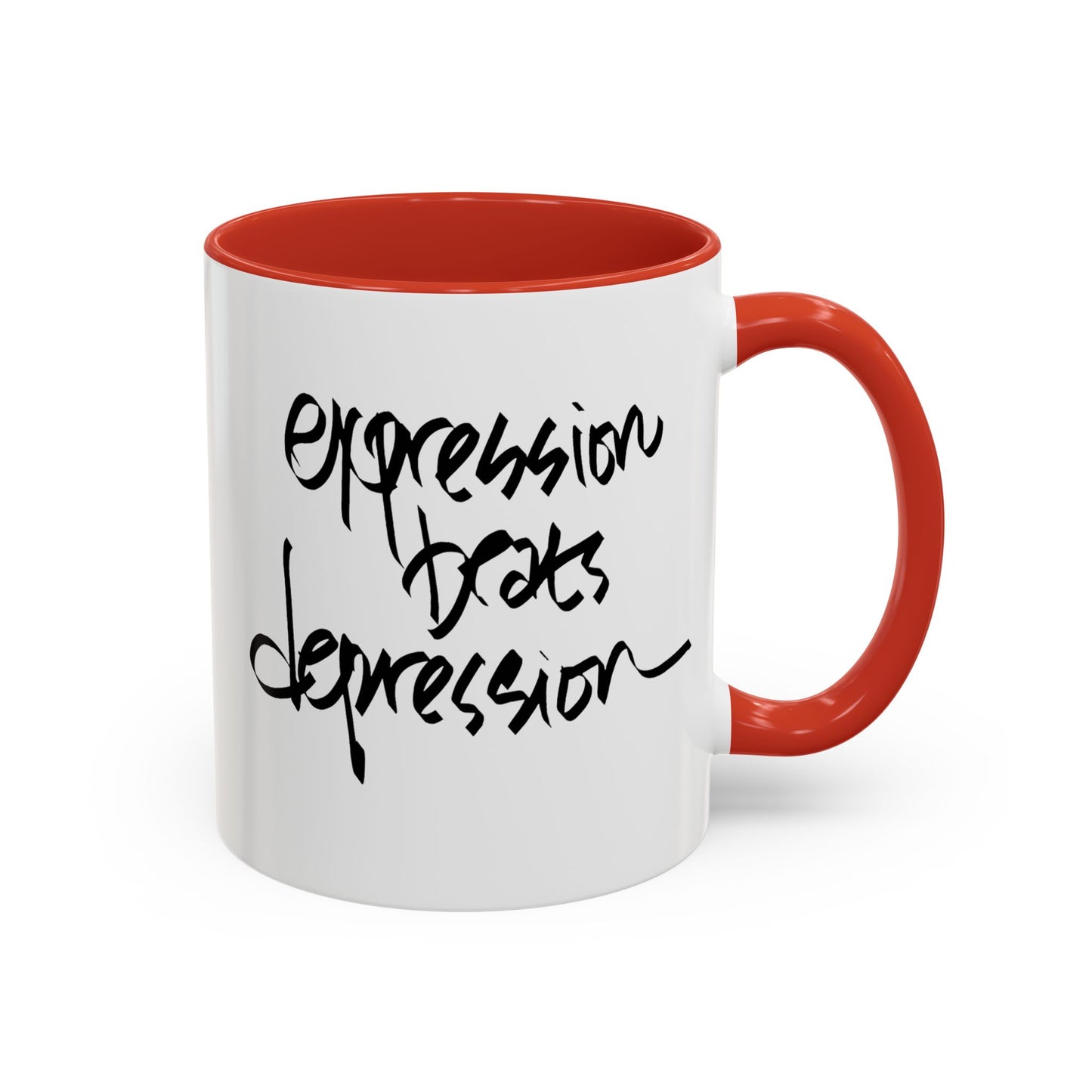 Expression Beats Depression Mug