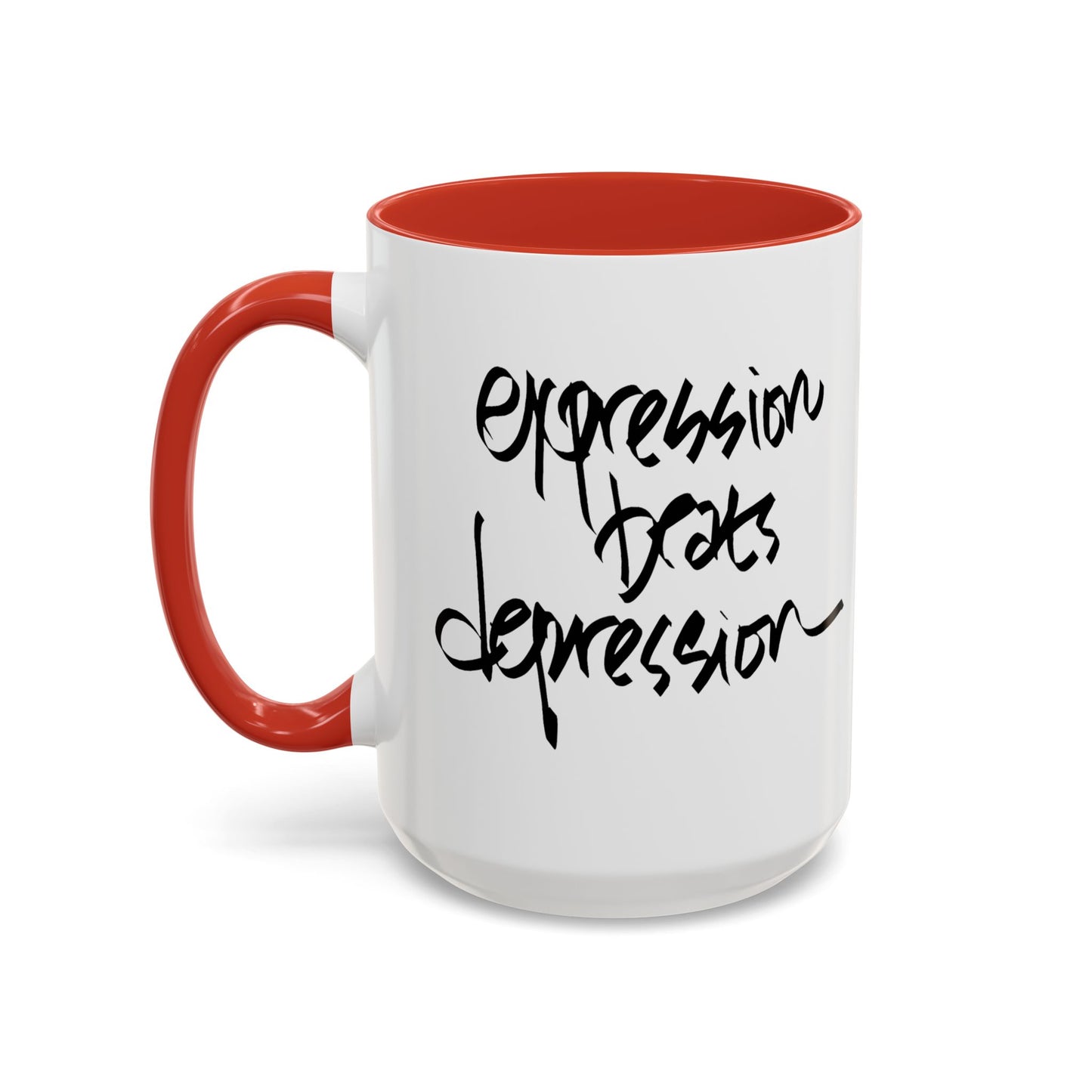 Expression Beats Depression Mug