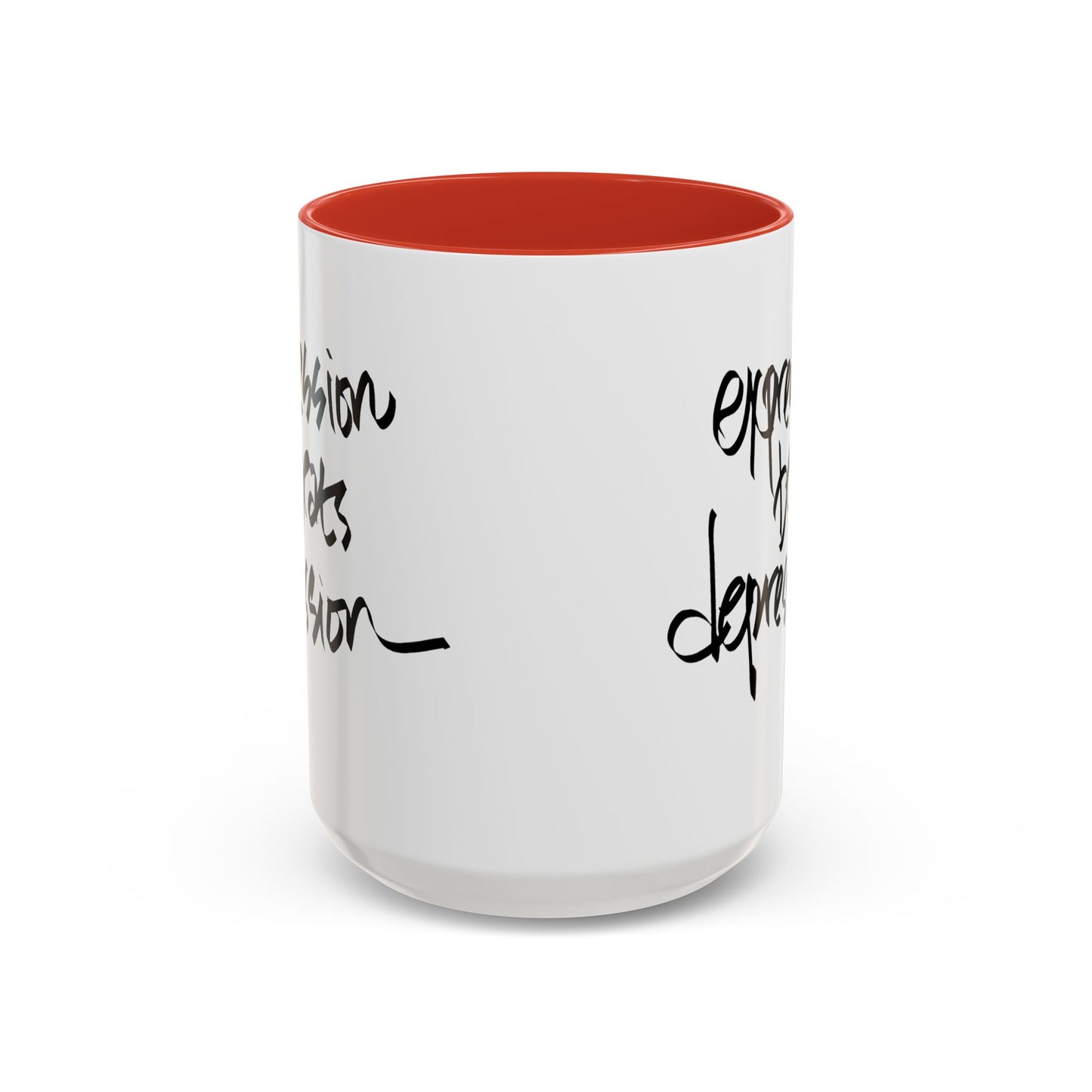Expression Beats Depression Mug